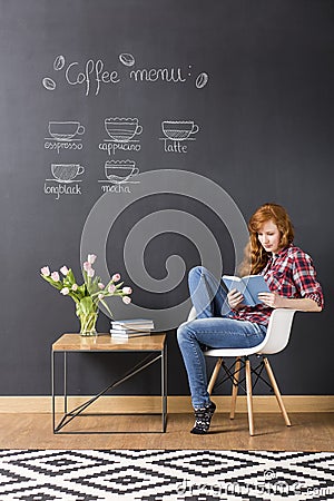 Everyday reading matter time Stock Photo