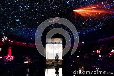 A door to the universe Stock Photo