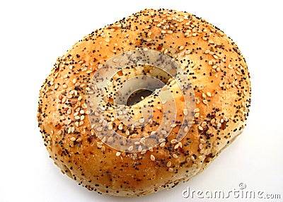 Everything Bagel Stock Photo