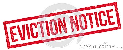 Eviction Notice rubber stamp Vector Illustration