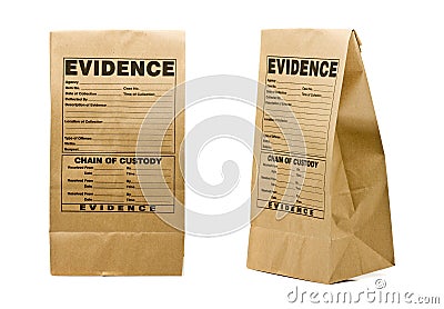 Evidence Bag Stock Photo - Image: 15559600