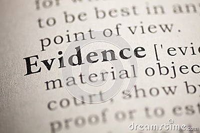 Evidence Stock Photo