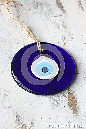 Evil eye bead, Turkish nazar bead Stock Photo