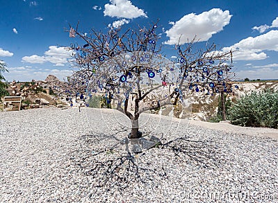 Evil Eye Tree Cappadocia Turkey Editorial Stock Photo