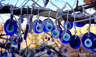 Evil Eye Tree Stock Photo