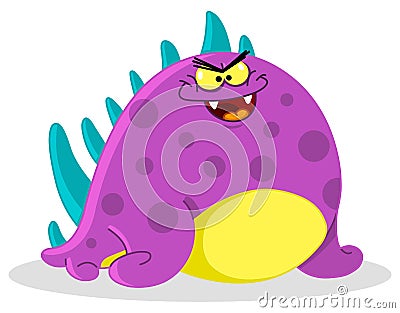 Evil monster Vector Illustration