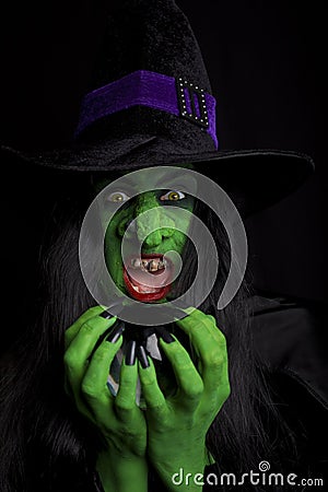 The evil witch. Stock Photo