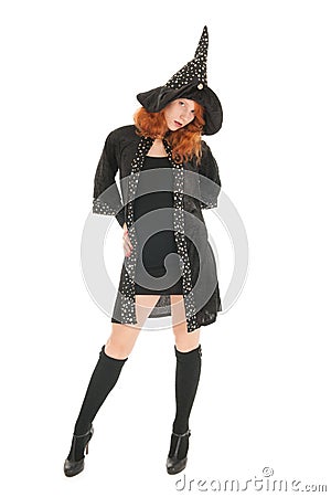 Evil witch Stock Photo