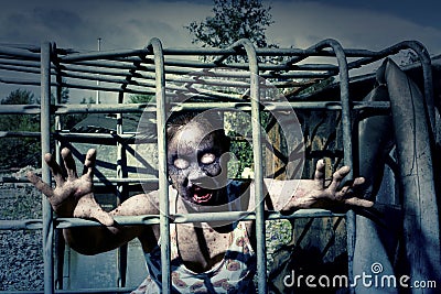 Evil Zombie Monster Stock Photo