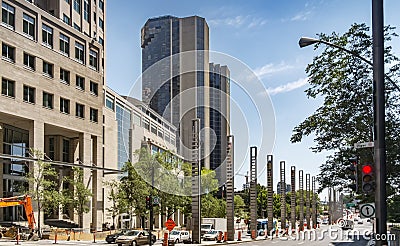 EVO building (student residence) Editorial Stock Photo