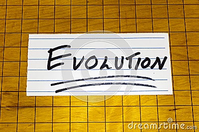 Evolution theory human growth progress development business change Stock Photo