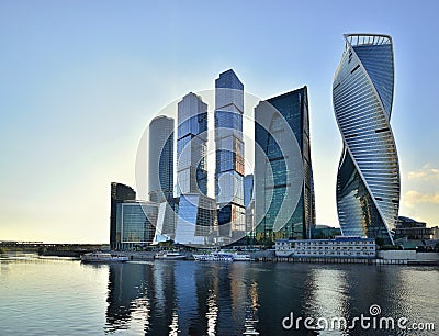 Moscow City, Moscow, Russia Stock Photo