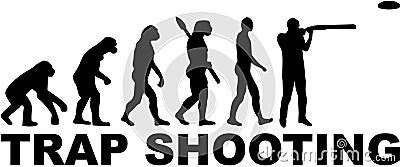 Evolution Trap shooting Vector Illustration