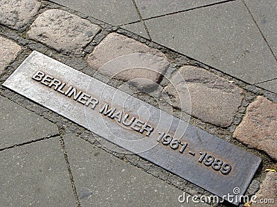 Ex Berlin Wall Editorial Stock Photo