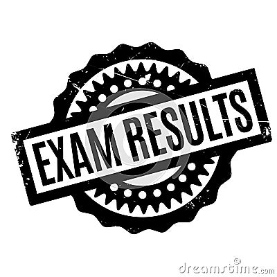 Exam Results rubber stamp Stock Photo