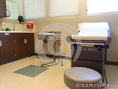 Exam room at hospital docots offcice clinic Editorial Stock Photo