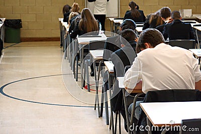 Exam time Editorial Stock Photo