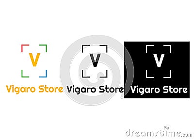 Logo Vigaro Store Stock Photo