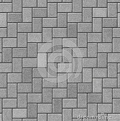 Herringbone pattern paving seamless texture Stock Photo