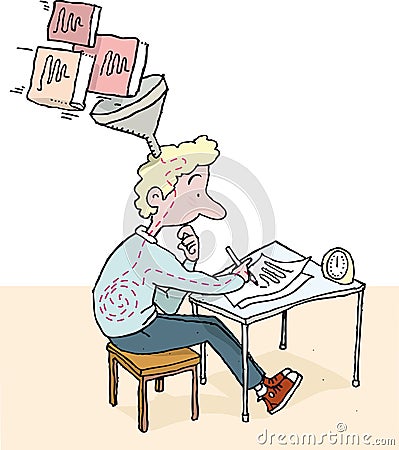 Exams Vector Illustration