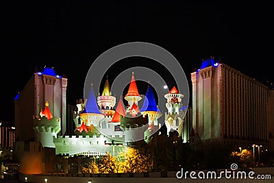 Excalibur in Vegas Editorial Stock Photo