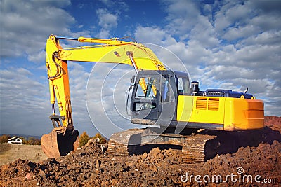 Excavator Stock Photo