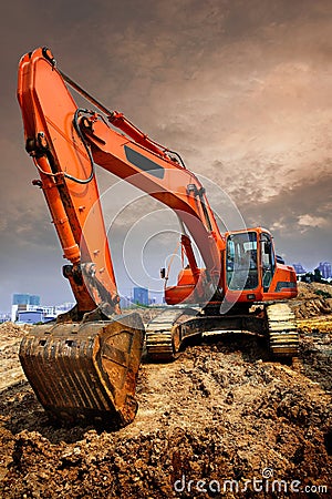 Excavator Stock Photo