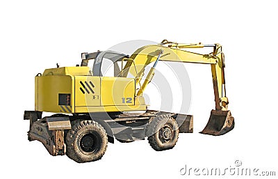 Excavator Stock Photo