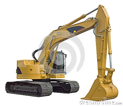 Excavator Stock Photo