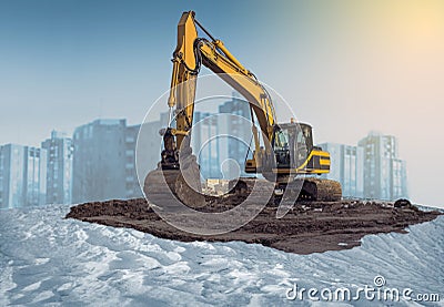 Excavator Stock Photo