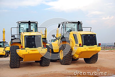 Excavator Construction Equipment Stock Photo