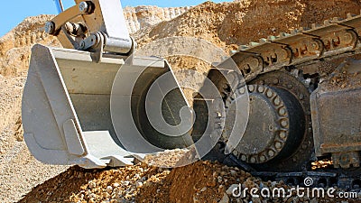 Excavator crawler digger Stock Photo