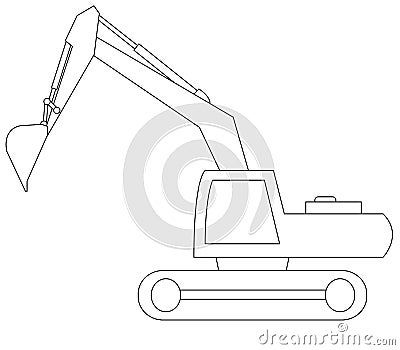 Excavator Stock Photo