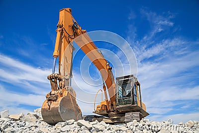 Excavator Stock Photo