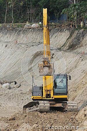 Excavators Editorial Stock Photo