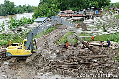 Excavators Editorial Stock Photo