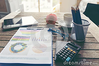 Excel graph with Spreadsheet Document showing Information Financial Startup Concept. Financial Planning making Accounting Database Stock Photo