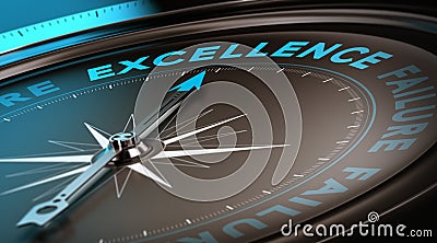 Excellence Concept, Quality Service Stock Photo