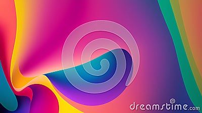 An Excellent Abstract Background With A Colorful Swirl Design AI Generative Stock Photo