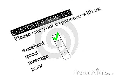 Excellent experience Stock Photo