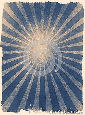 Excellent sun rays vintage grunge framed background Stock Photo