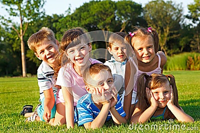 Excited friends Stock Photo