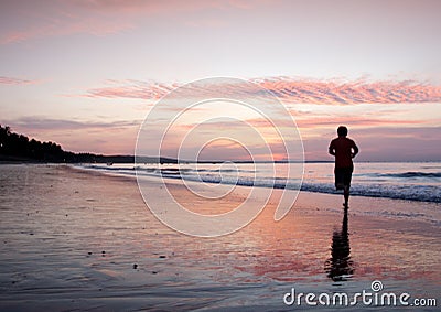 Exciting beach sports Stock Photo