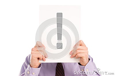 Exclamation Stock Photo