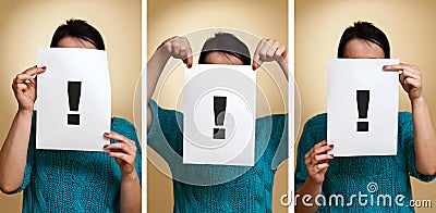 Exclamation Stock Photo