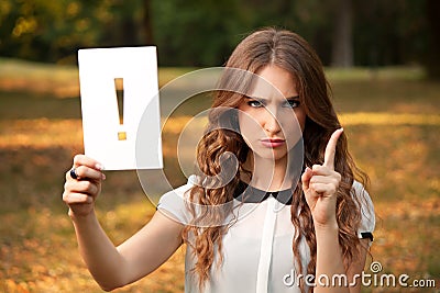 Exclamation Stock Photo