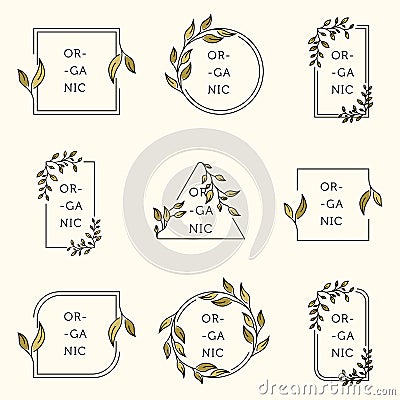 Exclusive Collection of Feminine Logo Vector. High quality feminine, nature, organic logo design. Premium Set of feminine logo Vector Illustration