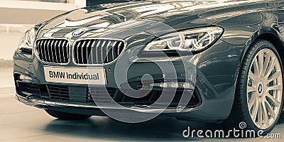Exclusive model of BMW Individual special deluxe edition Editorial Stock Photo