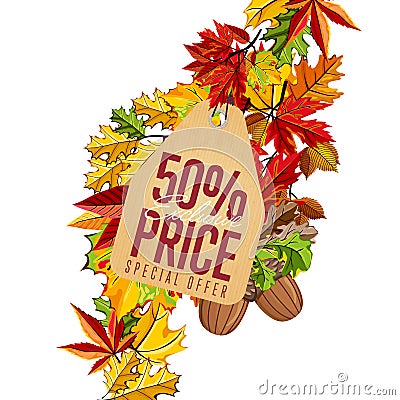 Exclusive price label. Special offer. Vector Illustration