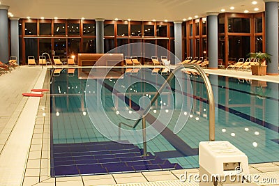 Exclusive swimming pool Stock Photo